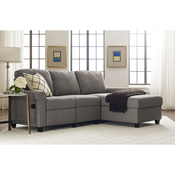 Serta at Home Serta Copenhagen Reclining Sectional Sofa with Storage